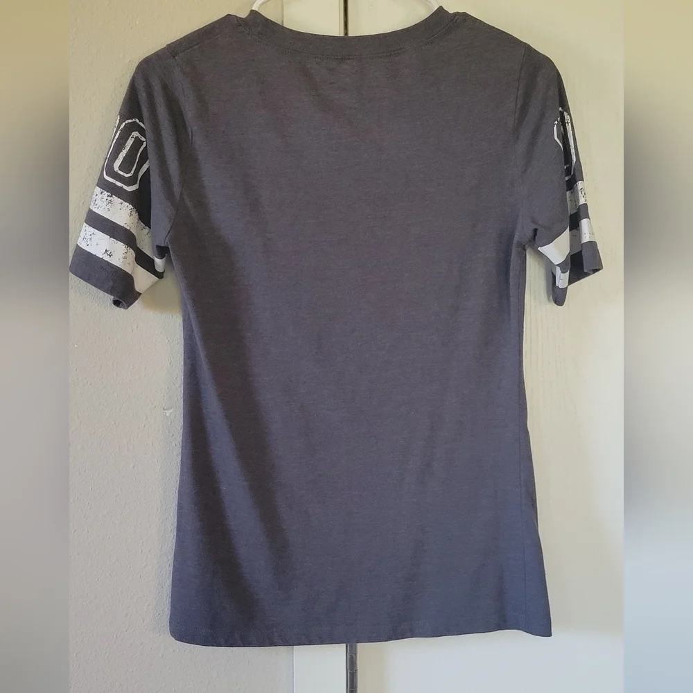 Disney Nightmare Before Christmas Jack Short Sleeve Grey Graphic Tee Shirt - Picture 3 of 12